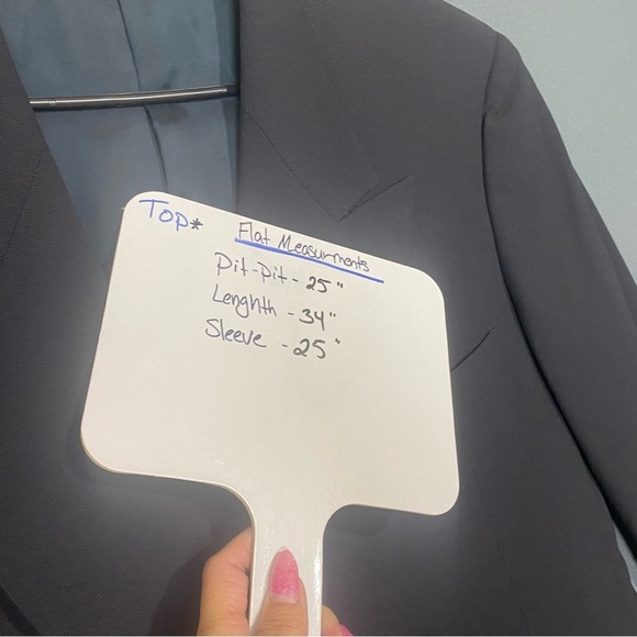 Giorgio Armani Le Collezioni blazer 46R Dark Blue Academia Professional Office - Picture 12 of 17